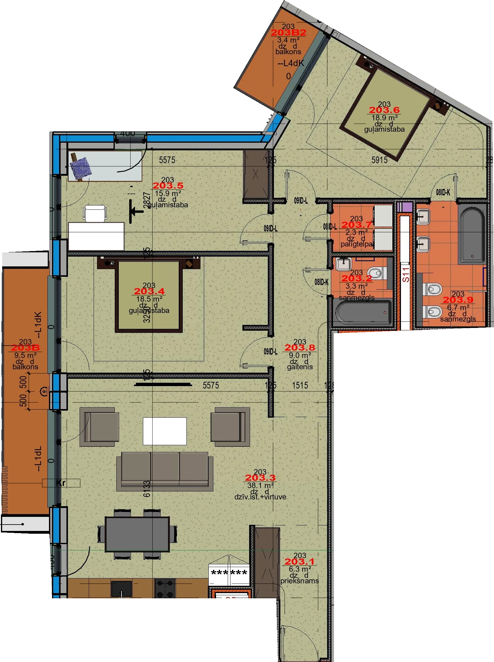 Apartment 203