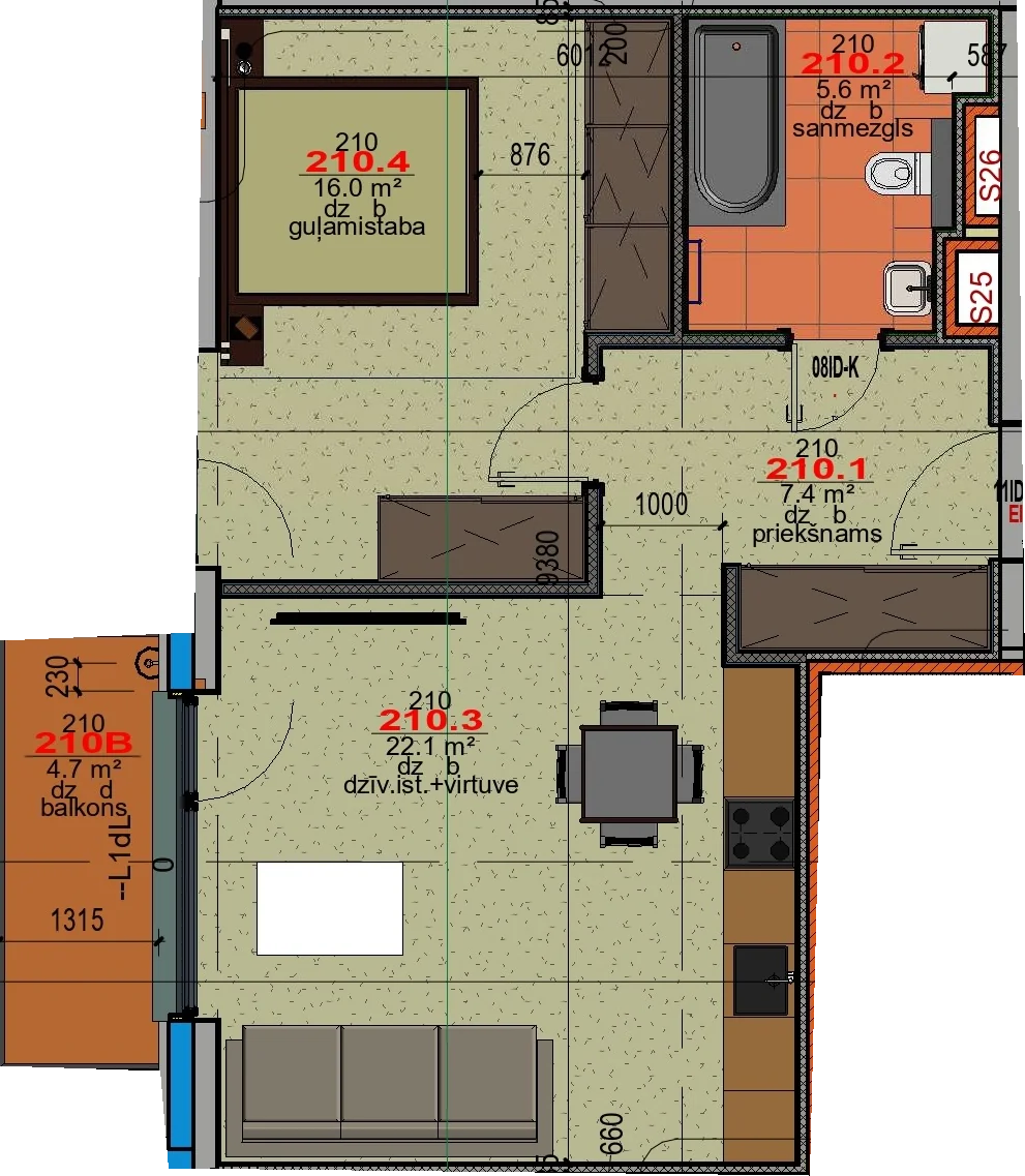 Apartment 210