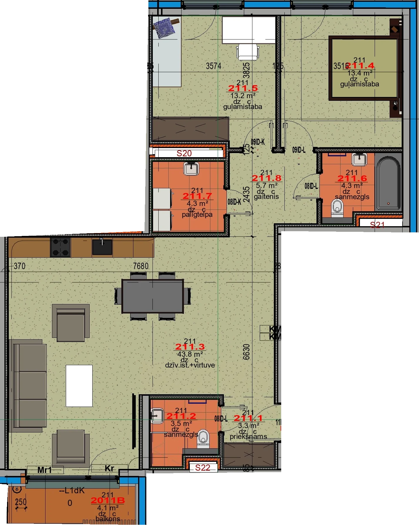 Apartment 211