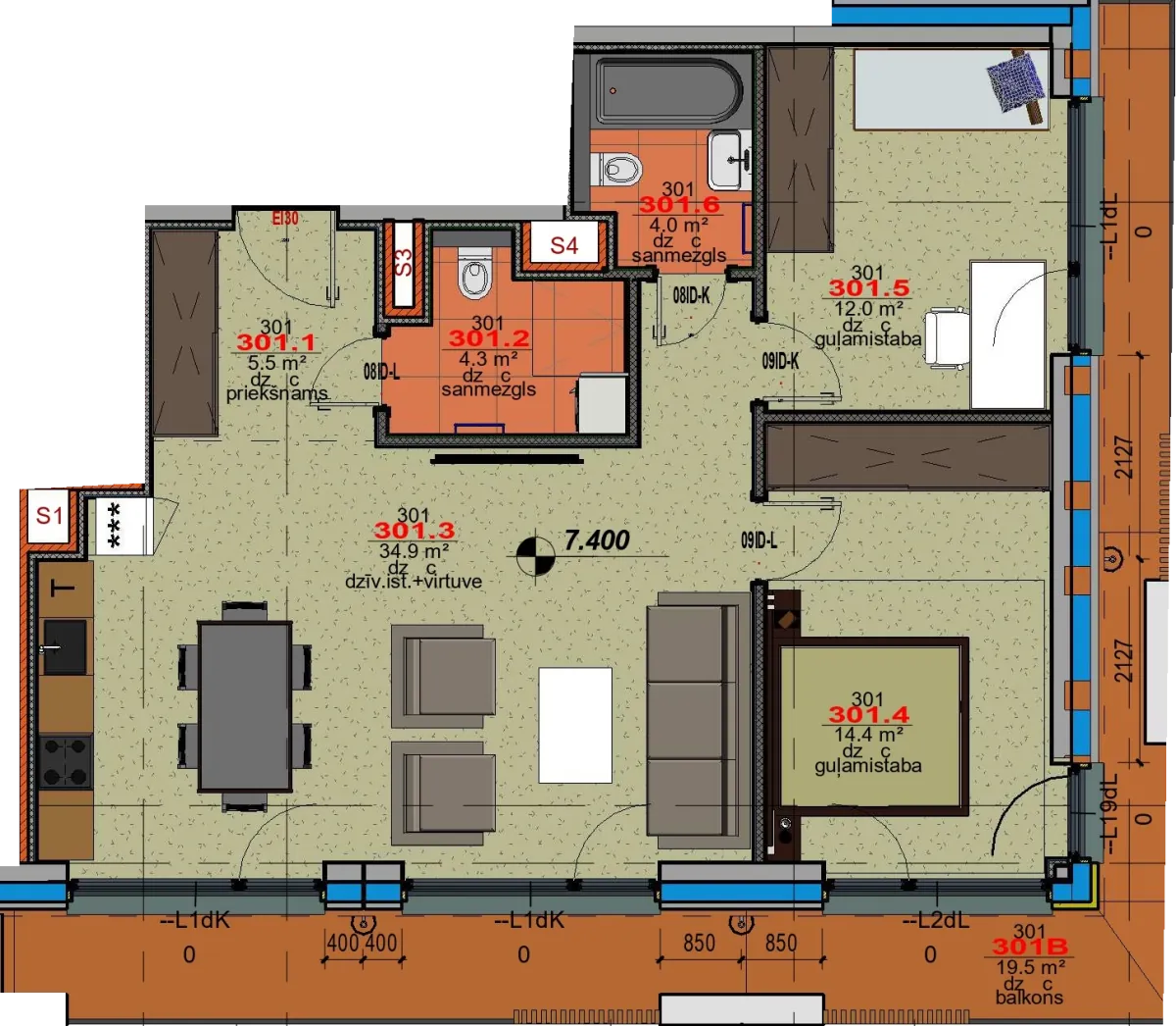 Apartment 301