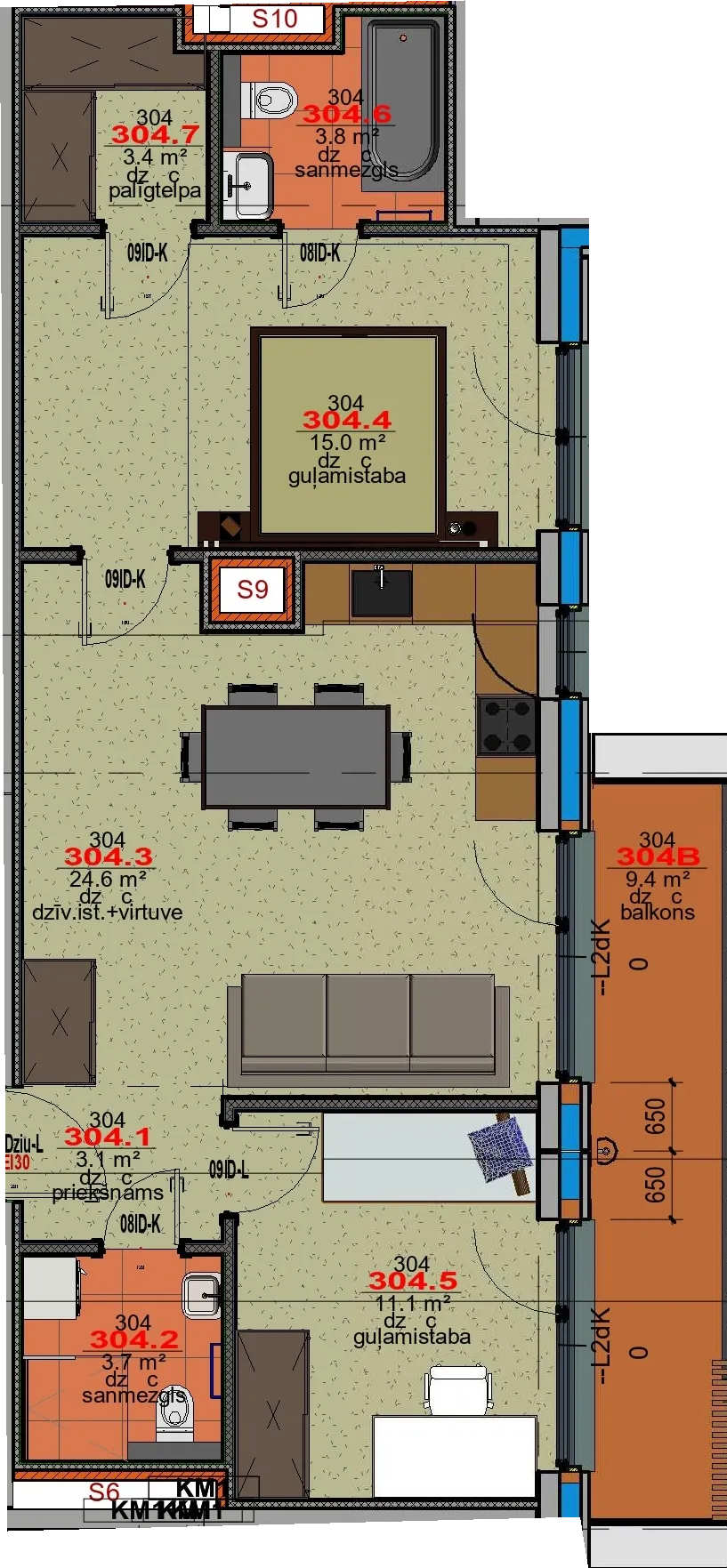 Apartment 304