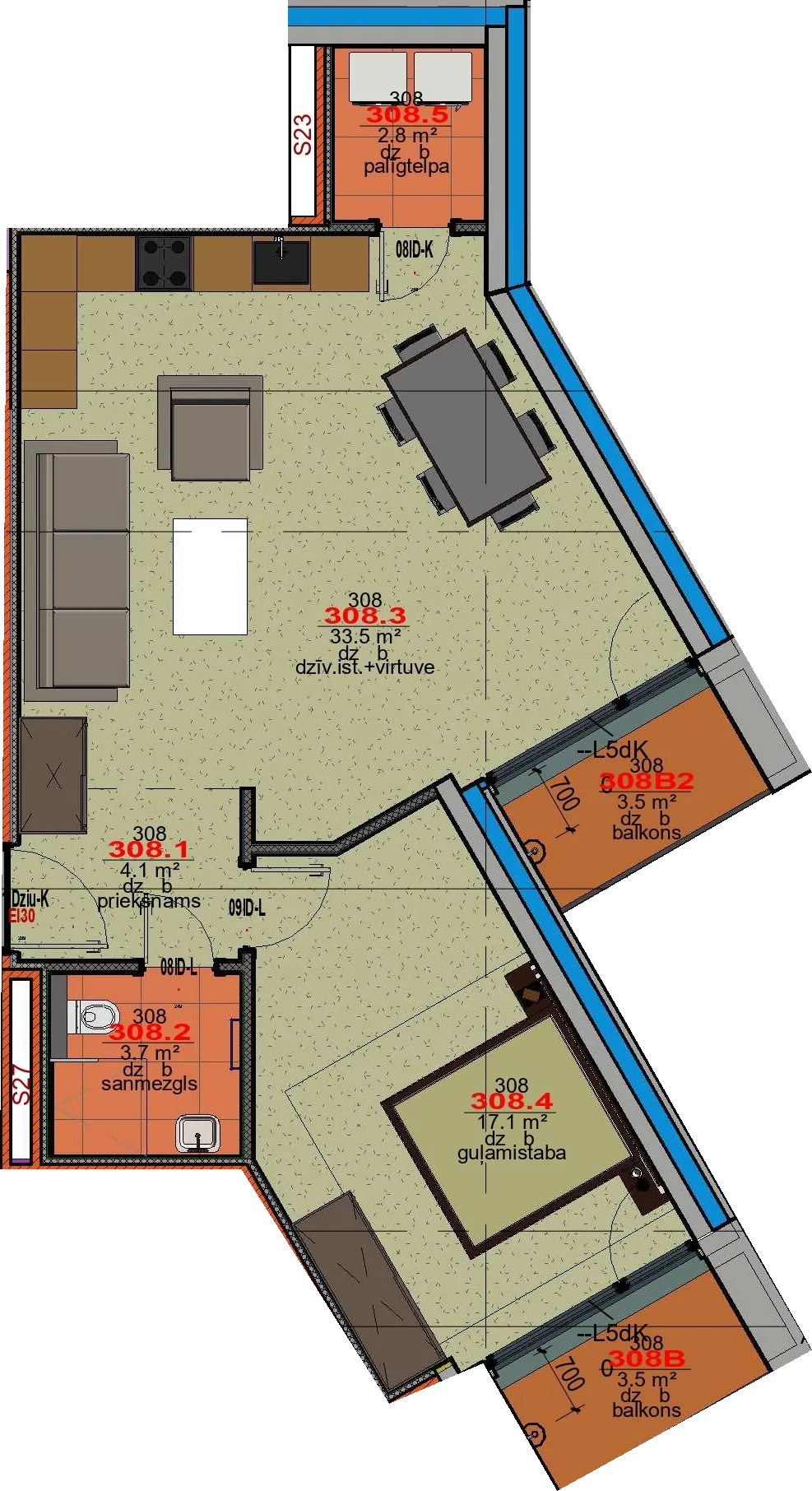 Apartment 308