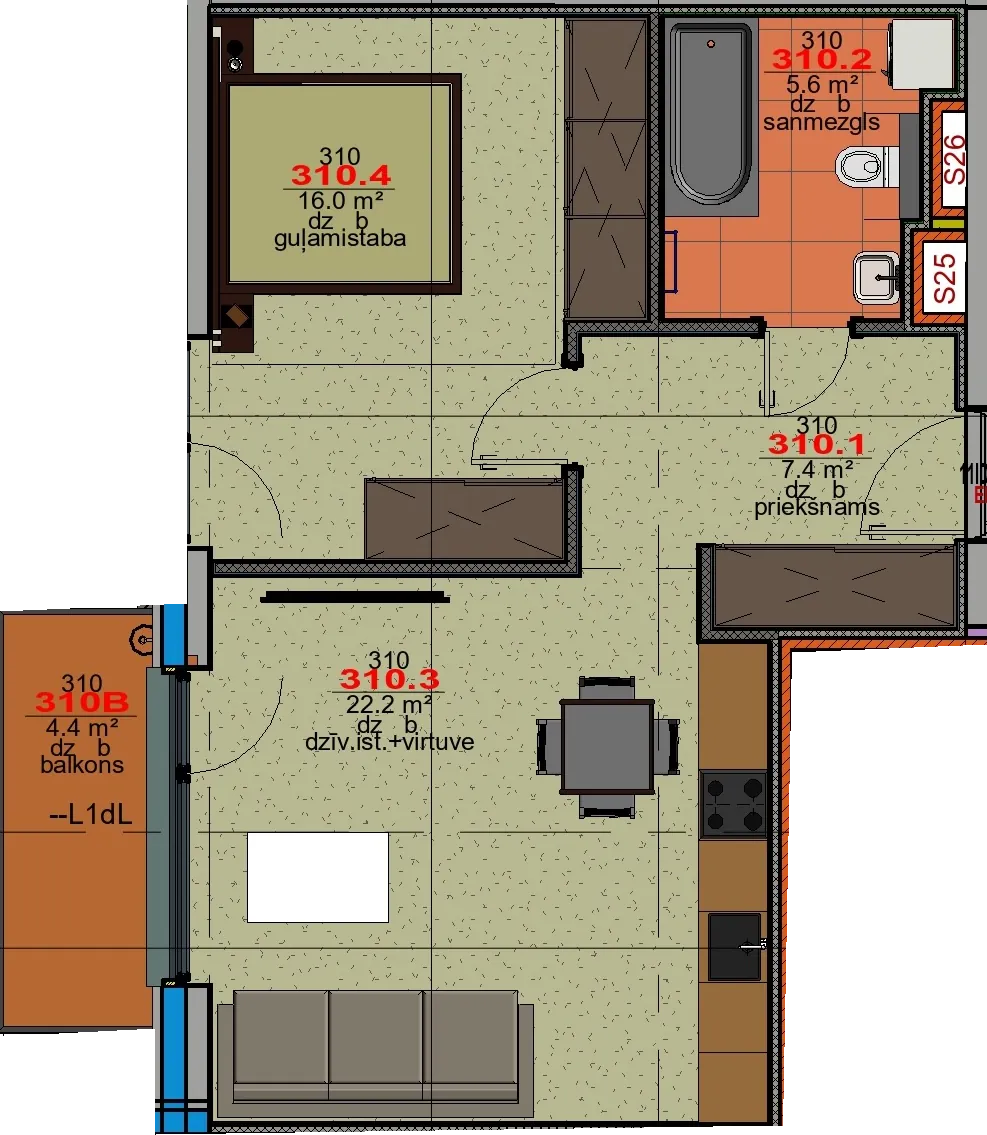 Apartment 310