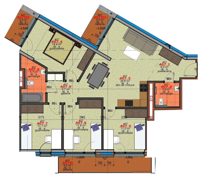 Apartment 407