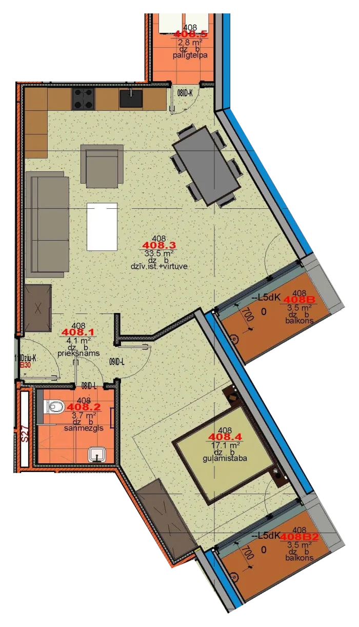 Apartment 408