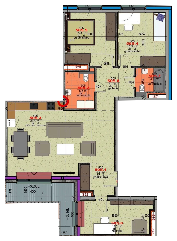 Apartment 505